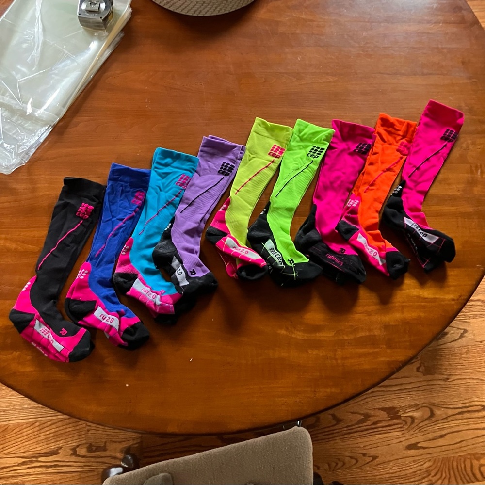 CEP compression socks , 9 pairs !!